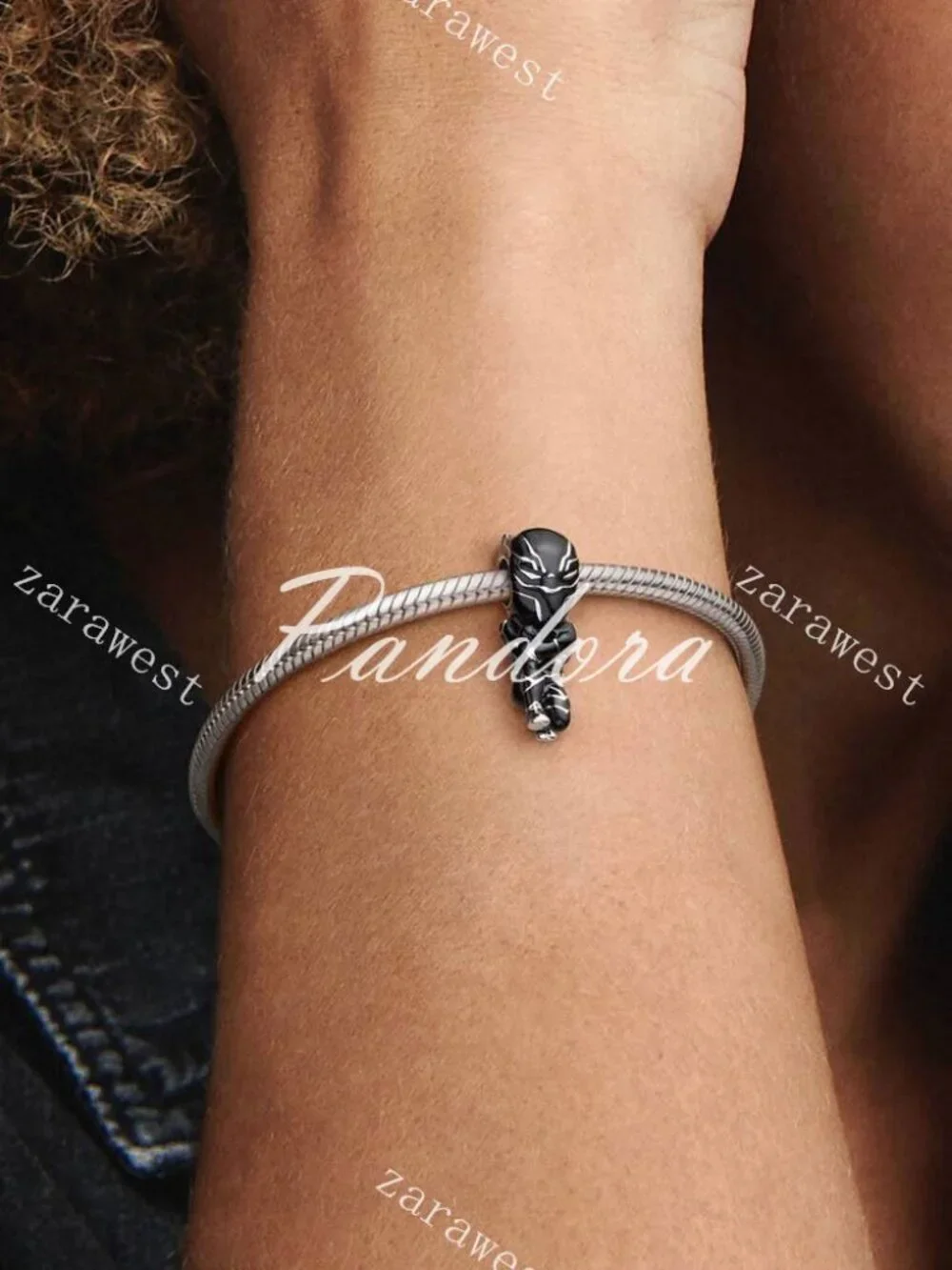 Pandora Marvel The Avengers Black Panther Charm
